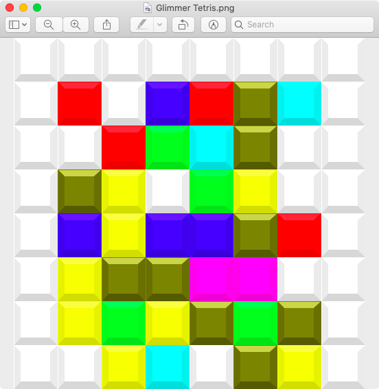 Glimmer Tetris App Icon